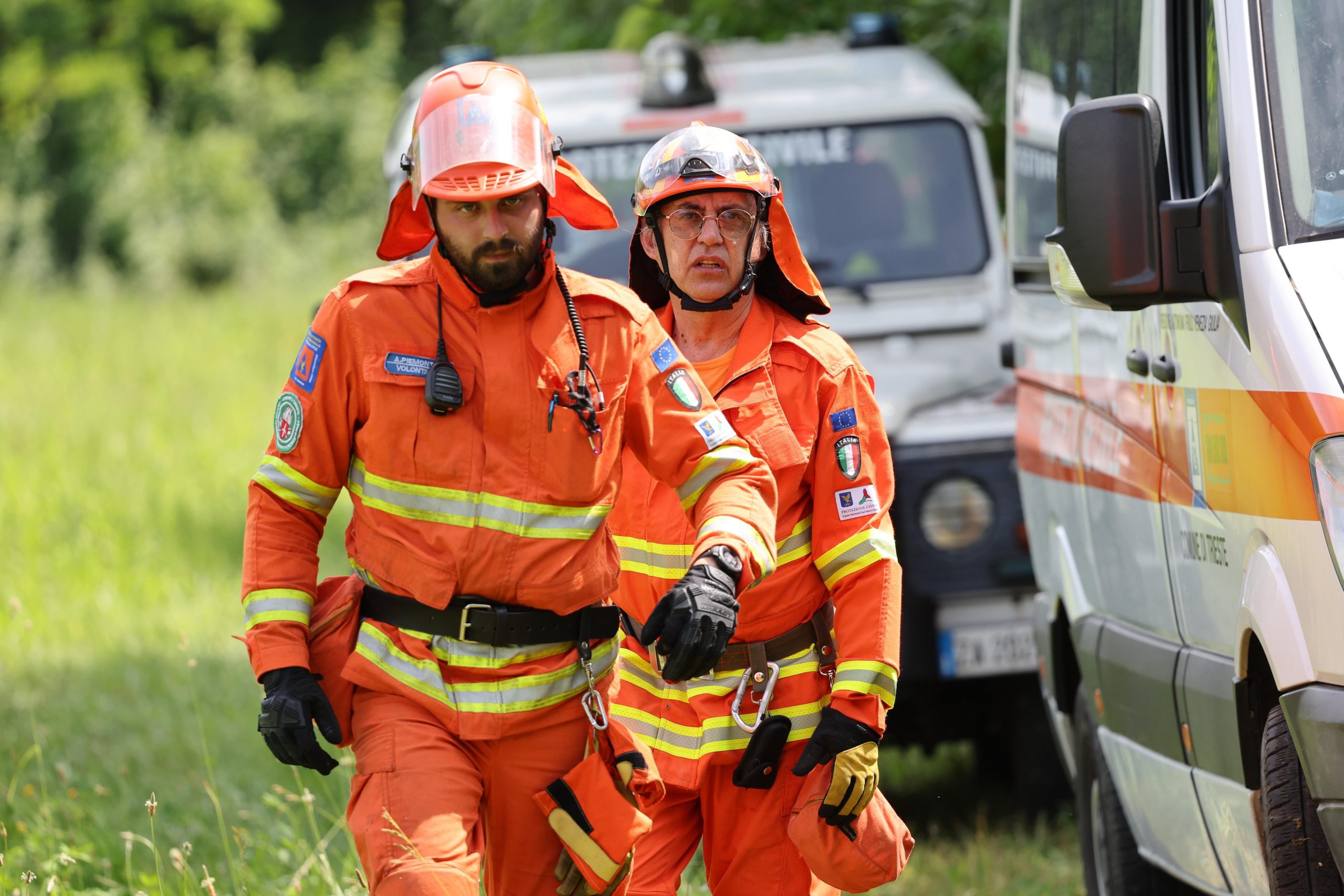 Simulazione di incendio boschivo (foto: Bumbaca GECT-GO)